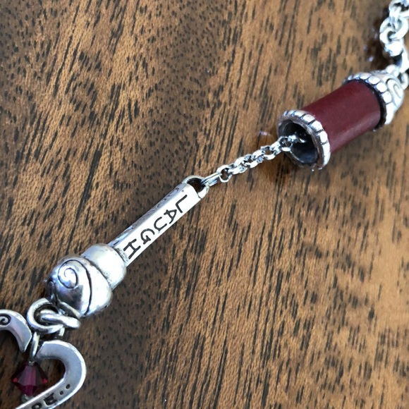 Vintage Brighton Heart Song Red Hope Necklace & bracelet - Picture 12 of 15